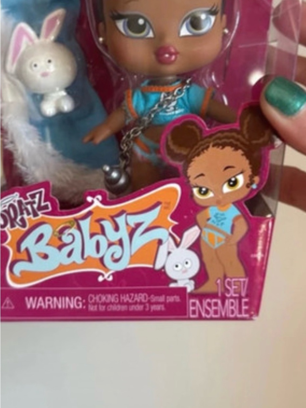 Bratz Babyz Teal Swimsuit Doll with Bunny Accessory